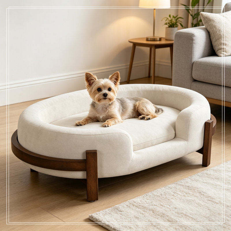 Fabric Pet Sofa with soft cushion