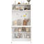 Garde-manger compact, buffet H 69 po avec rehausse et poste de travail pliable-693052145