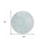 Tapis rond lavable intérieur / extérieur 8 pi Aqua and Ivory