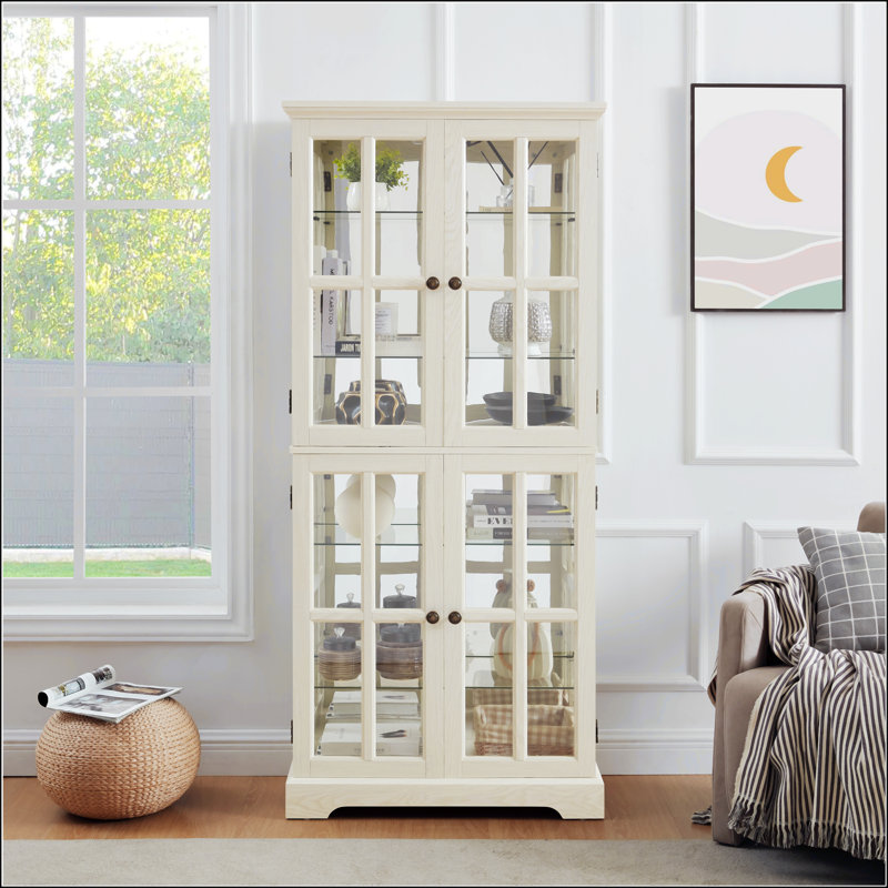 Vitrine Curio, Blanc