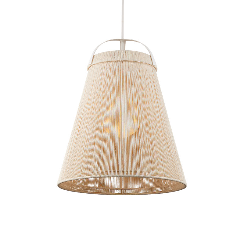 Parnell 1 - Light Pendant, Natural/Beige/Frosted White