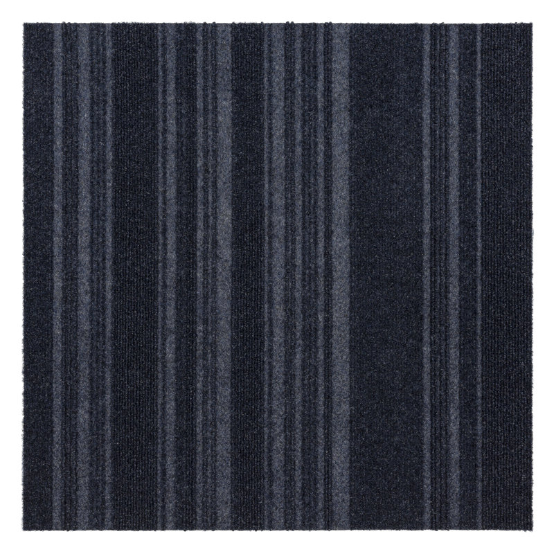 Carreau de tapis auto-adhésif en polyester de qualité supérieure 24 po x 24 po intérieur / extérieur (paquet de 15) (60 pieds carrés / boîte)