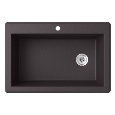 33'' L Single Bowl Granite Kitchen Sink