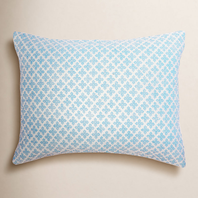 Johan 100% Cotton Envelope Sham, Standard/Twin, Santorini