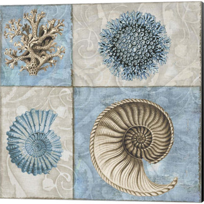 «Sea Life» par Color Bakery, art sur toile (ensemble de 2)