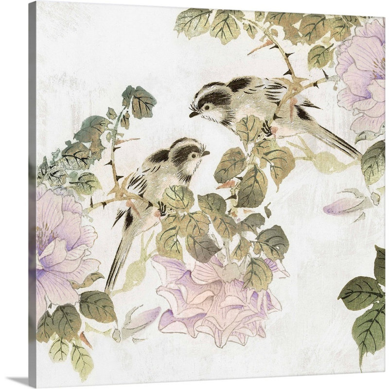 Reproduction d’art sur toile, "Woodland Birds I" par Isabelle Z, Toile tendue, H 16 po x l 16 po x 1,25 po