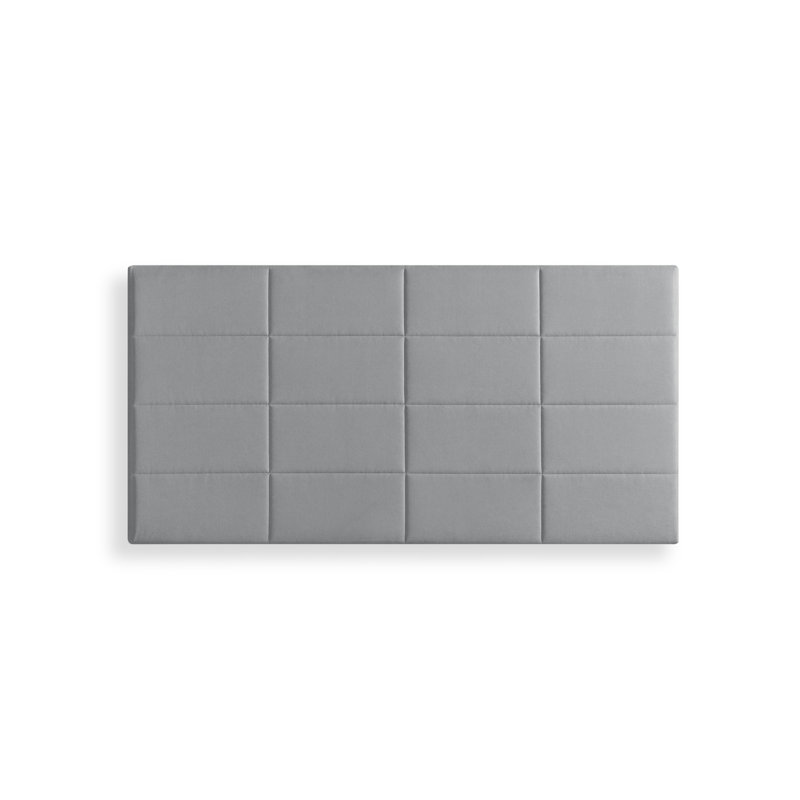 Raimunda Upholstered Headboard, Light Grey, Single (3')