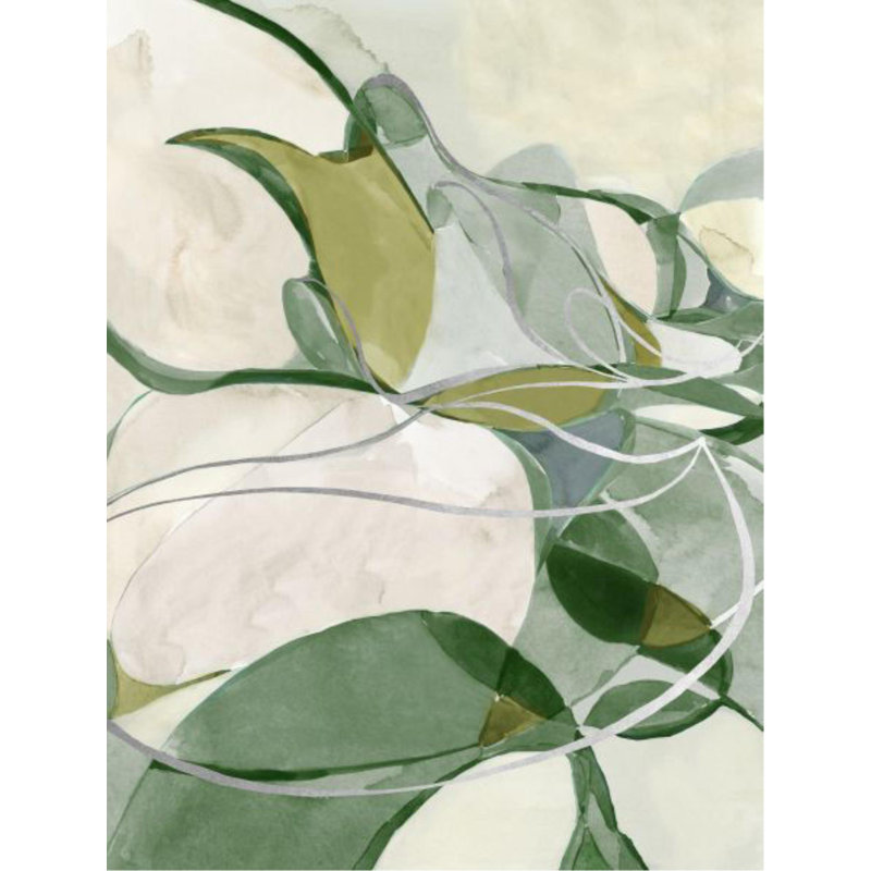 Into The Green I Print by Fern Cassidy, Gild Silver, 72" H x 54" W