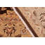 Tapis oriental noir / brun clair en laine noué à la main 9 pi x 12 pi 5 po Oriental
