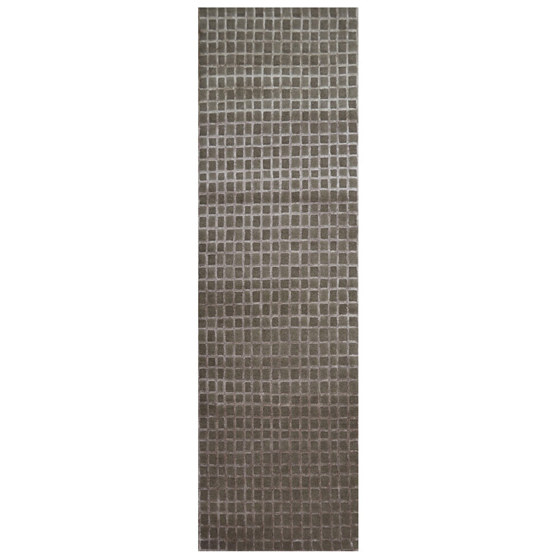 Checkered Area Rug, Runner 2'6" x  8'