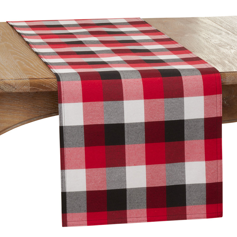 Chemin de table Holiday Classic Buffalo, L 90 po x l 16 po