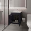 Meuble-lavabo avec deux portes Wengue-117825043