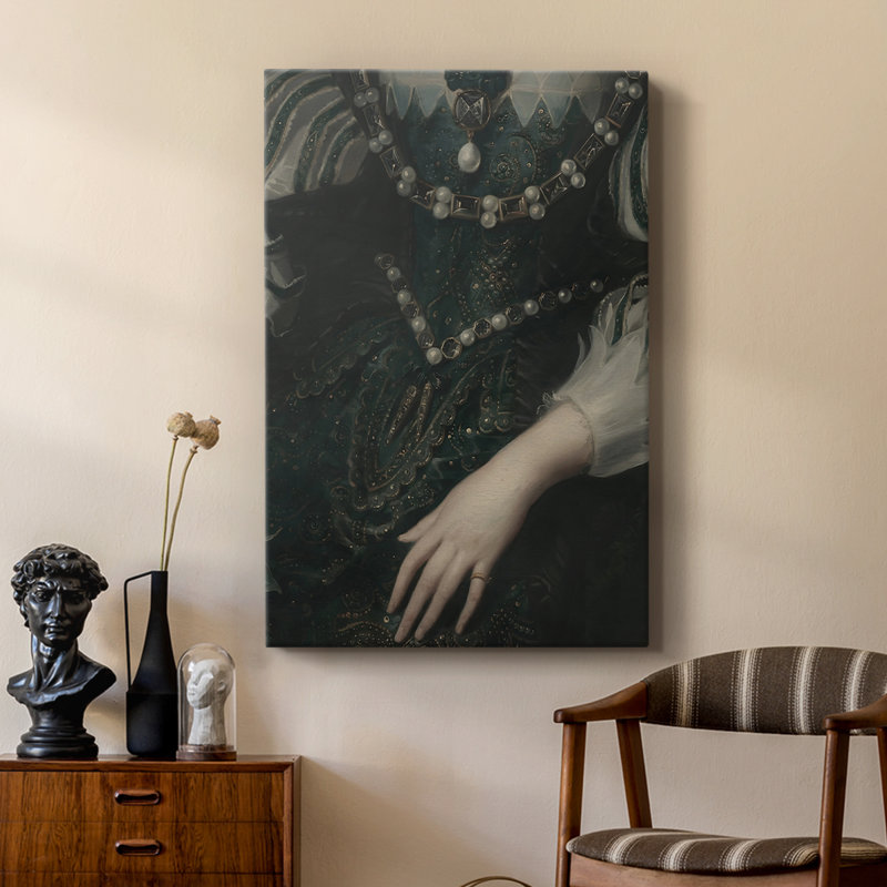 Reproduction de portrait rétro Cxxix - galerie Cavas sur mesure, H 48 po x l 32 po