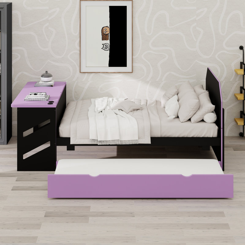 Lit de jour avec couchette, bureau et conception USB pratique
