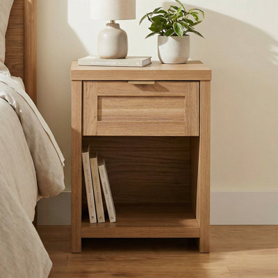 Allenside 16.9'' W 1-Drawer Manufactured Wood Nightstand