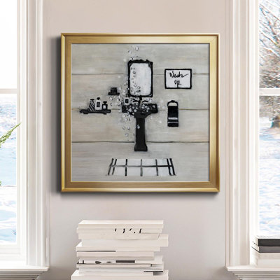 " Wash Up Bath " Painting Print