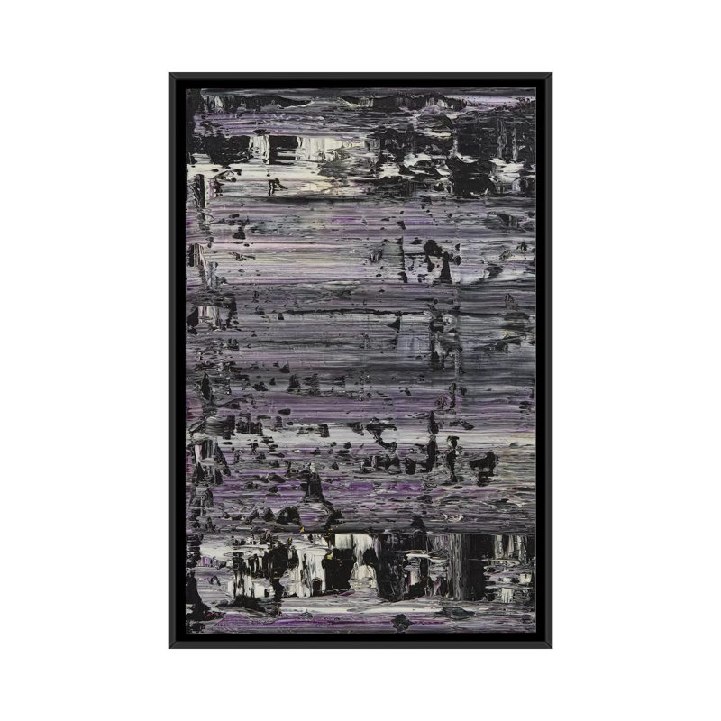 « chicago », impression sur toile, H 60 po x l 40po x P 1,5 po, Toile avec cadre noir