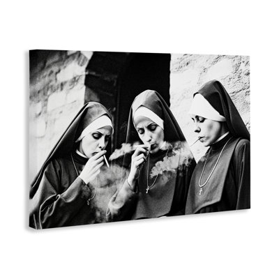 Smoking Nuns Rebellion Canvas, design by Decent Exposures