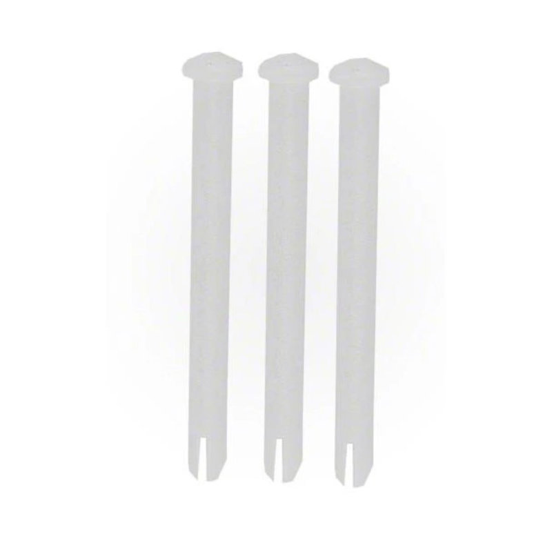 Long Lock Pins For Poles And Vacuum Handles For Swimming Pool - 5.5" - White