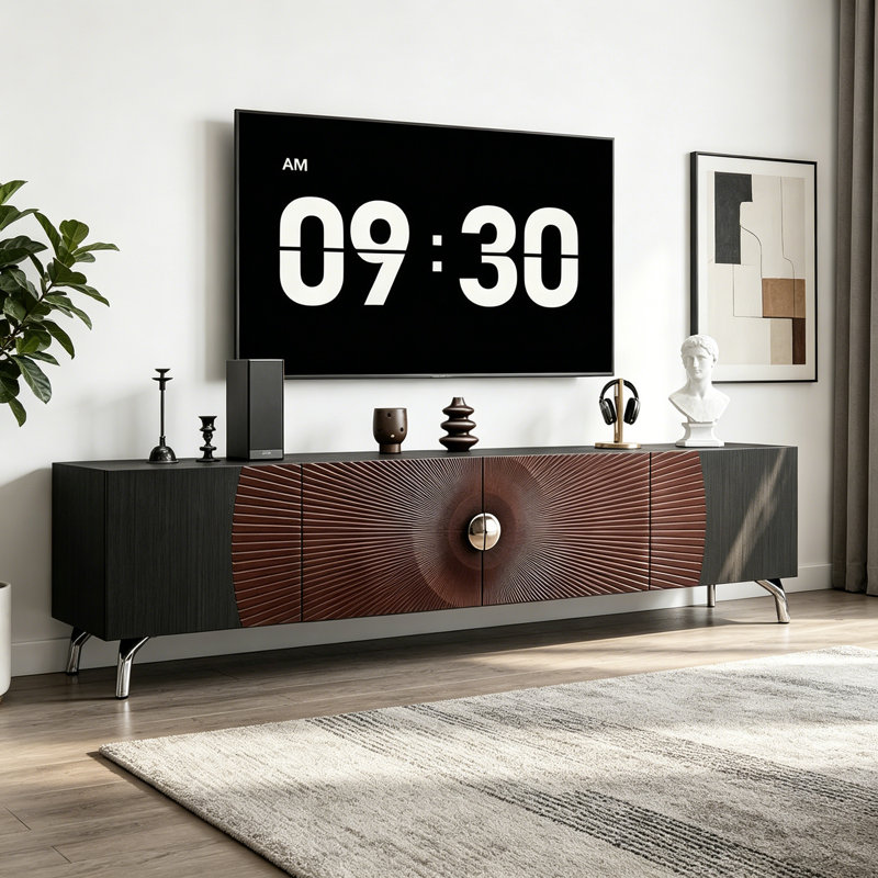 Meuble télé italien, Black/Red