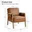 Faux Leather Armchair-126352005