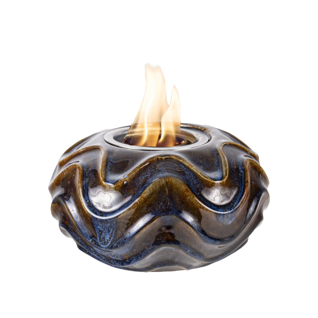 Ceramic Gel Fuel Outdoor Tabletop Fireplace Echo Valley