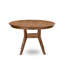 L'ensemble de table de cuisine 5 pièces contient une table de salle à manger en bois et 4 chaises de salle à manger en tissu de lin brun clair avec dossier rembourré - noyer antique-1224684152-1224853808