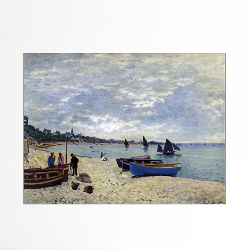 Claude Monet - Wrapped Canvas Painting, 90cm H x 120cm W x 1.8cm D