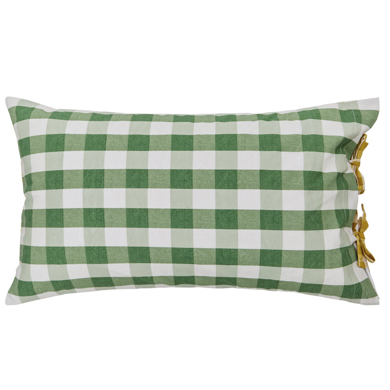 Orchard Gingham Cotton Duvet Cover Set, Single Duvet Cover + 1 Pillowcase