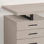 Bureau d'ordinateur Petrella, bureau à domicile, ordinateur portable, installation à gauche, à droite, tiroirs de rangement, L 48 po, bureau, métal, stratifié-607049571-608838662