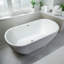 63'' x 29'' Freestanding Soaking Acrylic Bathtub