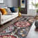 Chartier Brown/Red/Gray Indoor/Outdoor Rug