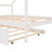 Saunderton Wooden House Bed with Trundle-299217223-298050780