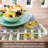 Springtime Garden 4 Piece Reversible Wedge Shaped Easy Care Placemats