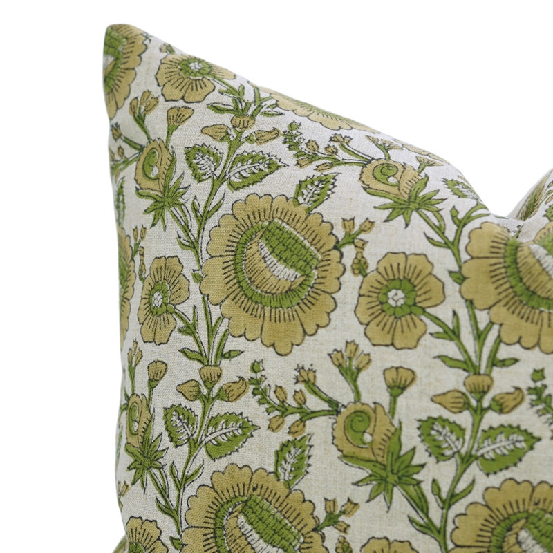 Housse de coussin en lin Fab Fabine, Carré H 24 po x l 24 po