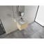 Élégant meuble-lavabo mural 30 po avec lavabo en céramique, chêne blanc américain