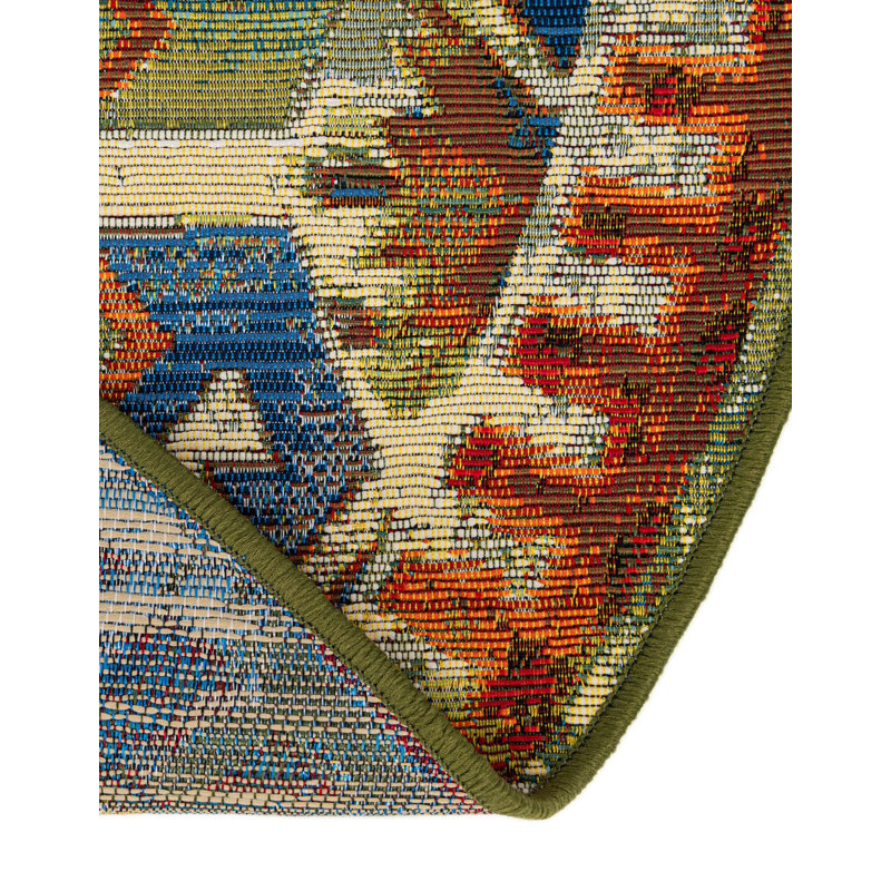 Adana Marcion Indoor/Outdoor Area Rug, Round 4'1"