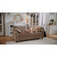 HOMCOM 196cm 3 Seater Sofa with Rubber Wood Legs, Nailhead Trim-1536810622