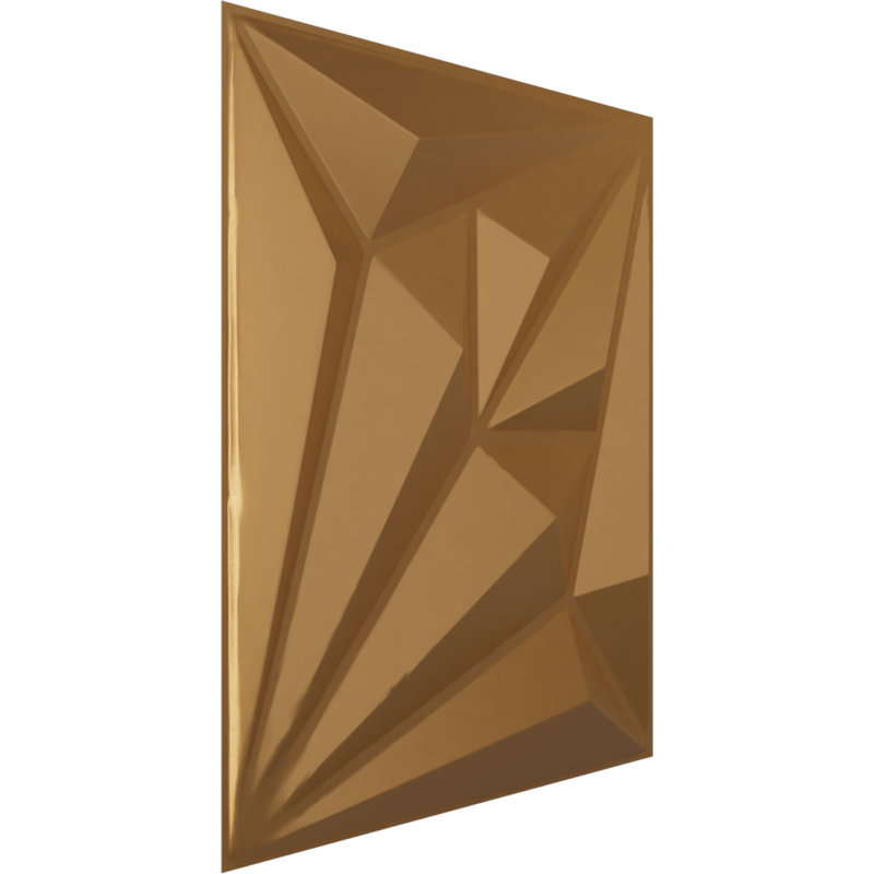 Panneau mural 3D Diamond EnduraWall, Doré brillant