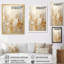 Beige Skyscraper City Paint I - Skyscrapers Wall Art Living Room-1331467700-1331467701
