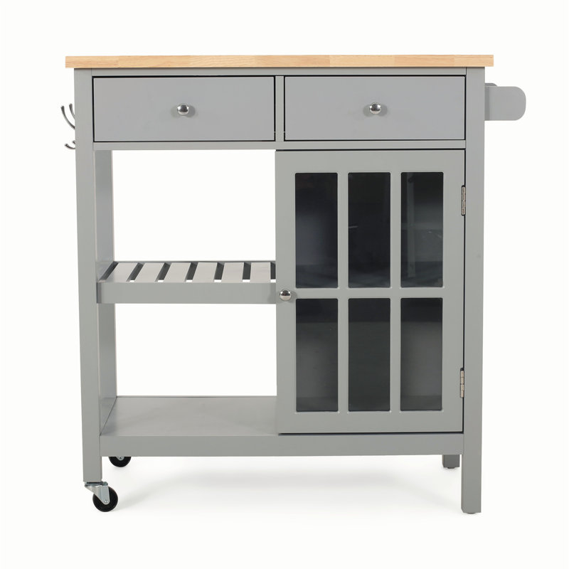 Versatile and Stylish Kitchen Cart with Multiple Functions for Compact Kitchens