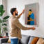 Embrace in Colour Modern - Wrapped Canvas-1013884537-1013884541