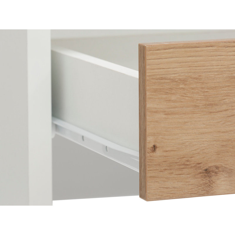 Garvan Dressing Table, White/Artisan Oak