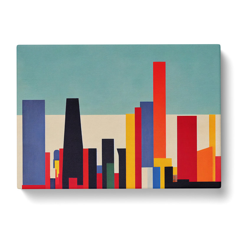 Evolving Abstract Skyscrapers - Wrapped Canvas, 40cm H x 60cm W x 3cm D