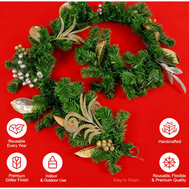200cm Faux Garland