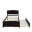 Lit plateforme simple avec lit gigogne-501848692