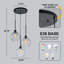 Luminaire suspendu 3 lumières Concow-509548766