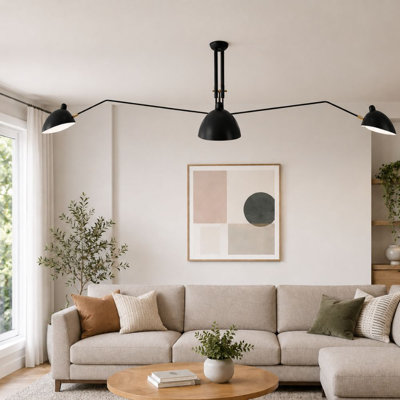 Luminaire suspendu réglable 3 lumières Arlo