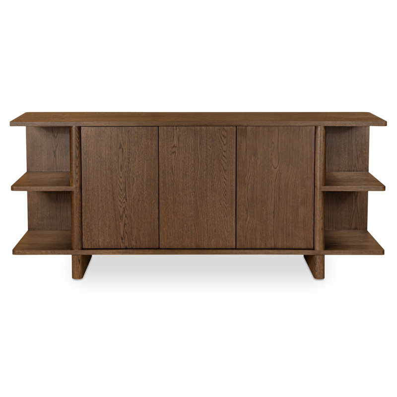 Casey Sideboard Rustic Oak, Dark Brown