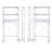 Pouya Adjustable Freestanding Over The Toilet Storage with 4 hooks & 2 Drawers - 7 Tier-1422673262